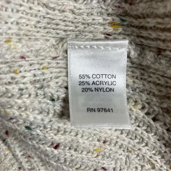 J. Jill Womens Sweater Pullover Beige Long Sleeve Relaxed Round Neck Knit XS - Picture 9 of 15